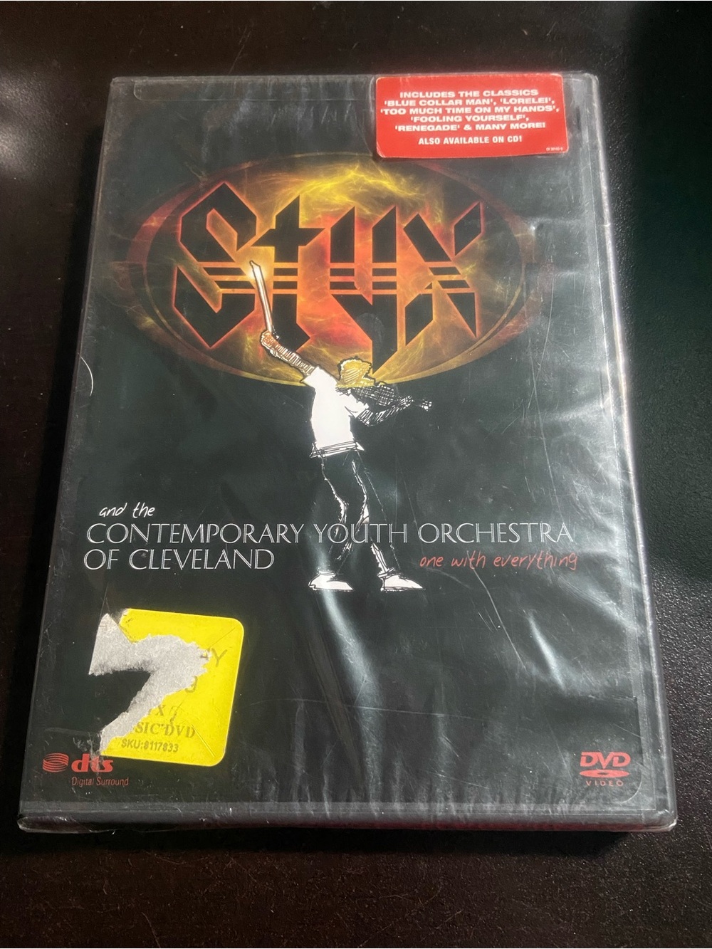 Styx and the contemporary youth orchestra of Cleveland Dvd New Sealed (Bx3)